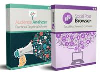 Audience Analyzer & Bonus Social Post Browser v2 - Flash SALE